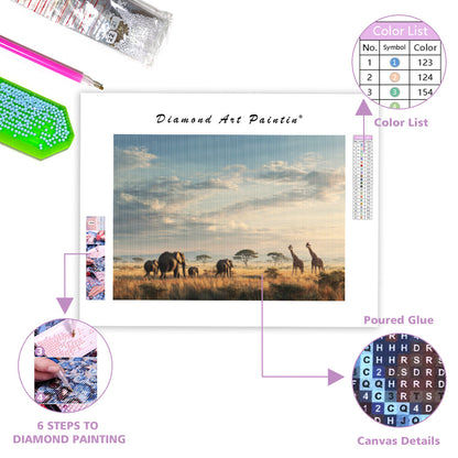 Safari in the Savanna - Diamond Painting