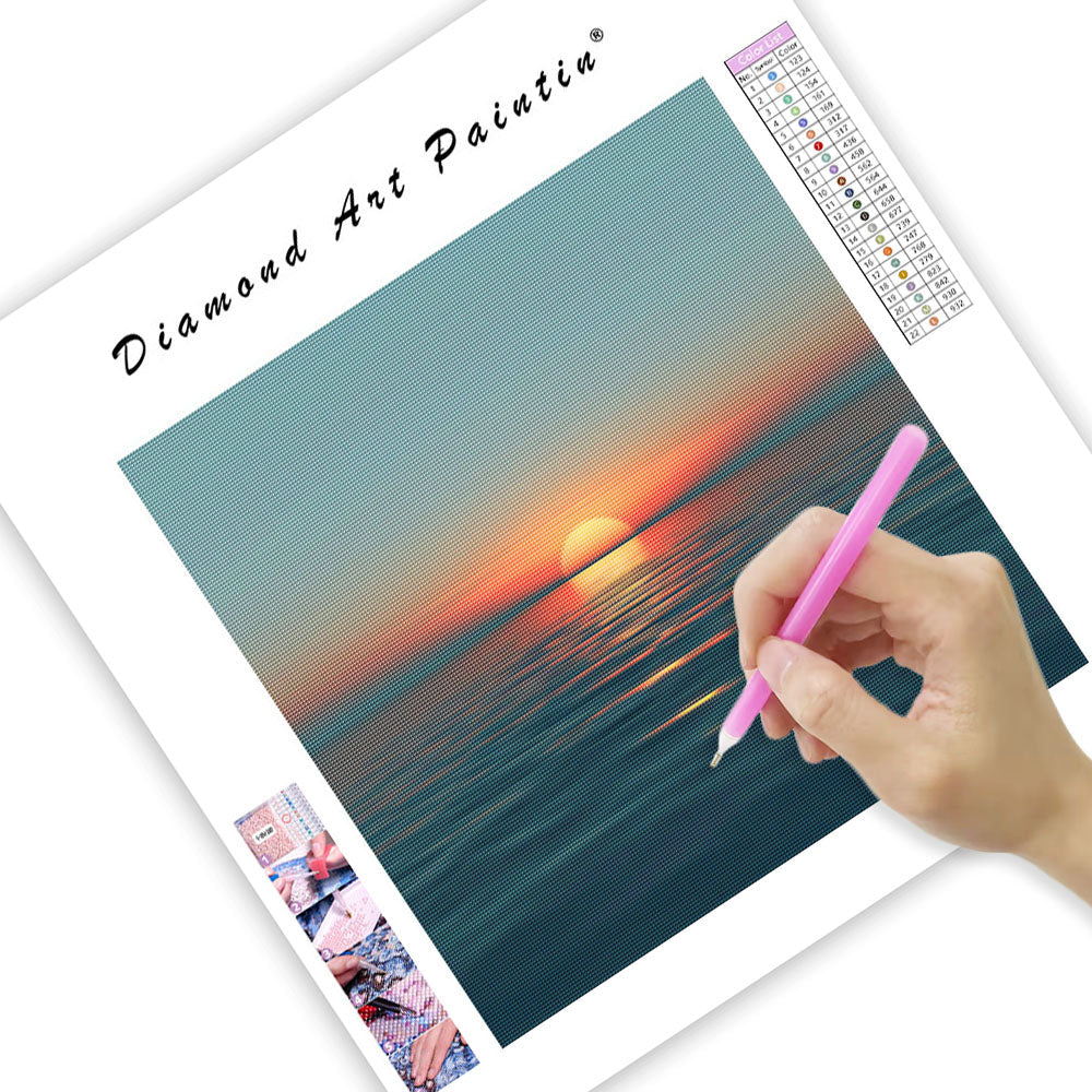 Gentle Sunset Horizon - Diamond Painting