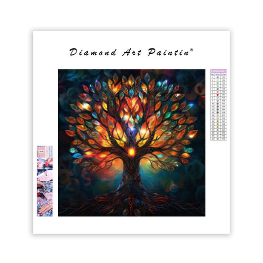 Tree of Life Glow - Diamond Painting