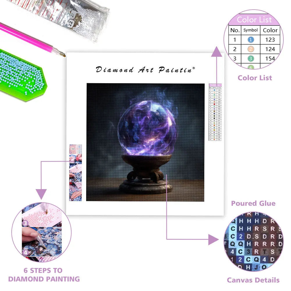 Crystal Ball Divination - Diamond Painting