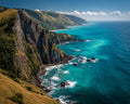 New Zealand Coastal Cliffs - Diamond Painting