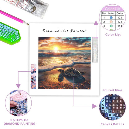 Sunset Journey - Diamond Painting