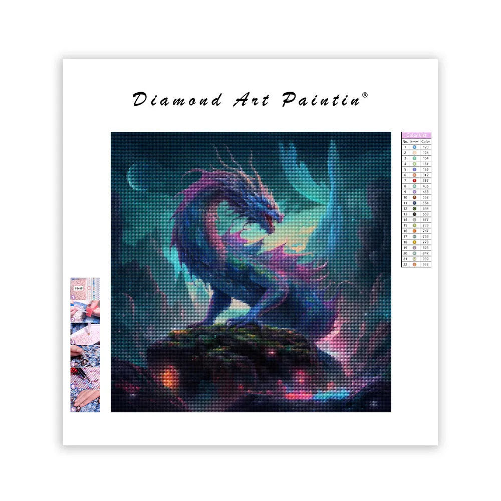 Crystal Dragon - Diamond Painting