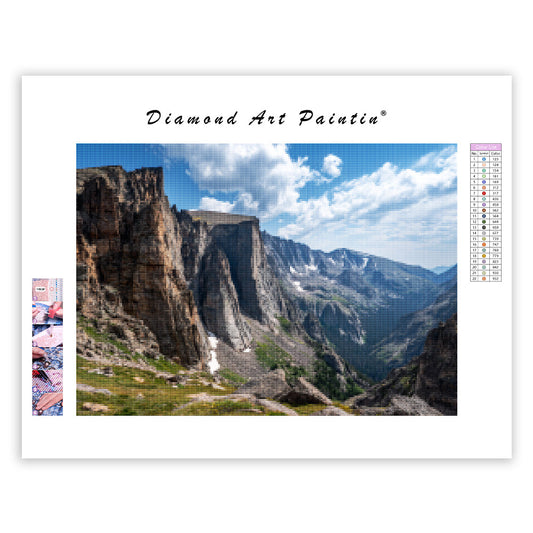 Rocky Mountain Landscape - Diamond Painting