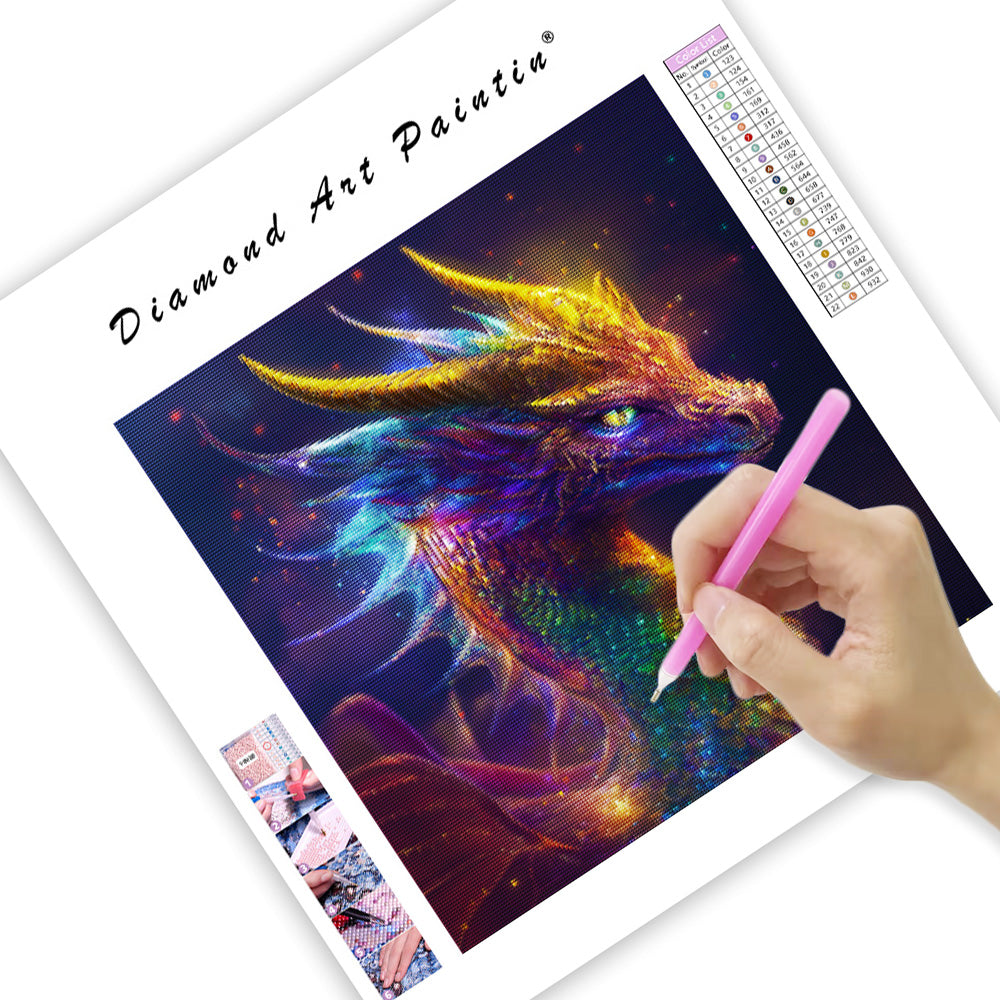 Majestic Fantasy Dragon - Diamond Painting