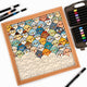 Bird Crowd - Wooden Coloring Puzzle