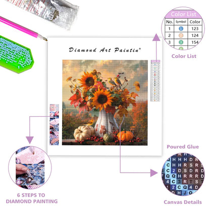 Yellow Bouquet - Diamond Painting