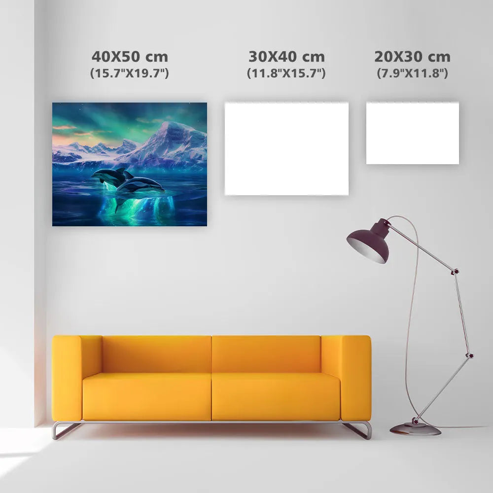 Aurora Dolphins(Limited Time Special) - Diamond Painting