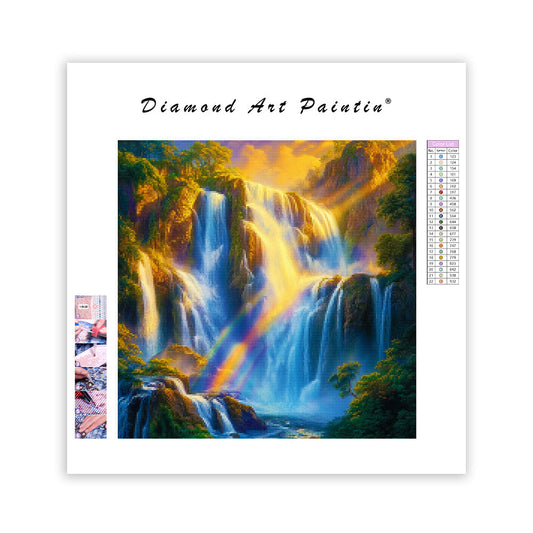 Cascading Falls - Diamond Painting